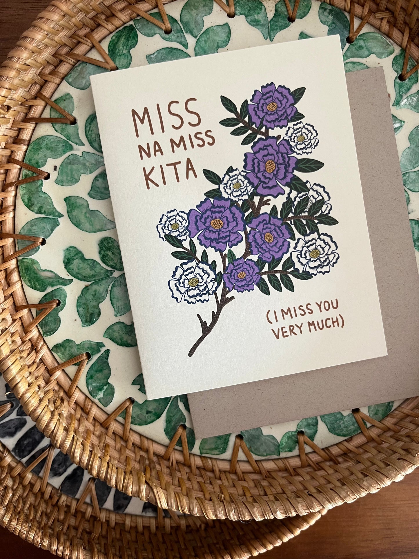 A Duck Amuck 'Miss Na Miss Kita/I Miss You Very Much' Greeting Card