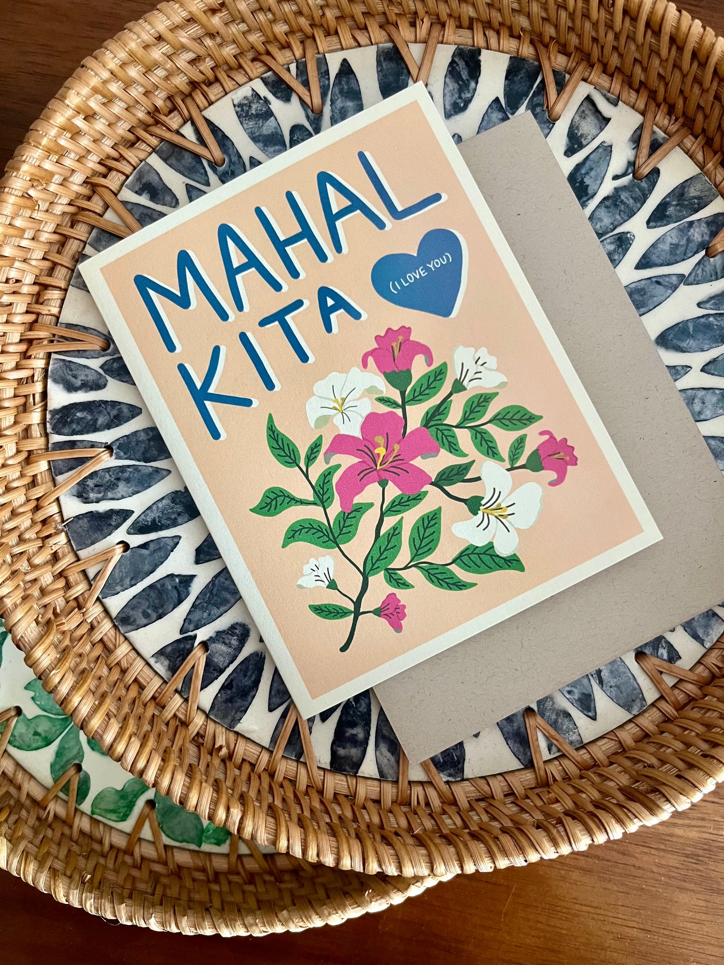 A Duck Amuck 'Mahal Kita/I Love You' Greeting Card