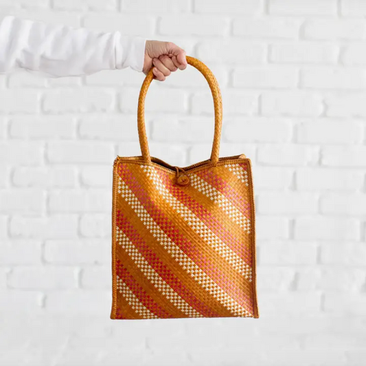 Neepa Hut Sunday Market Tote - Orange