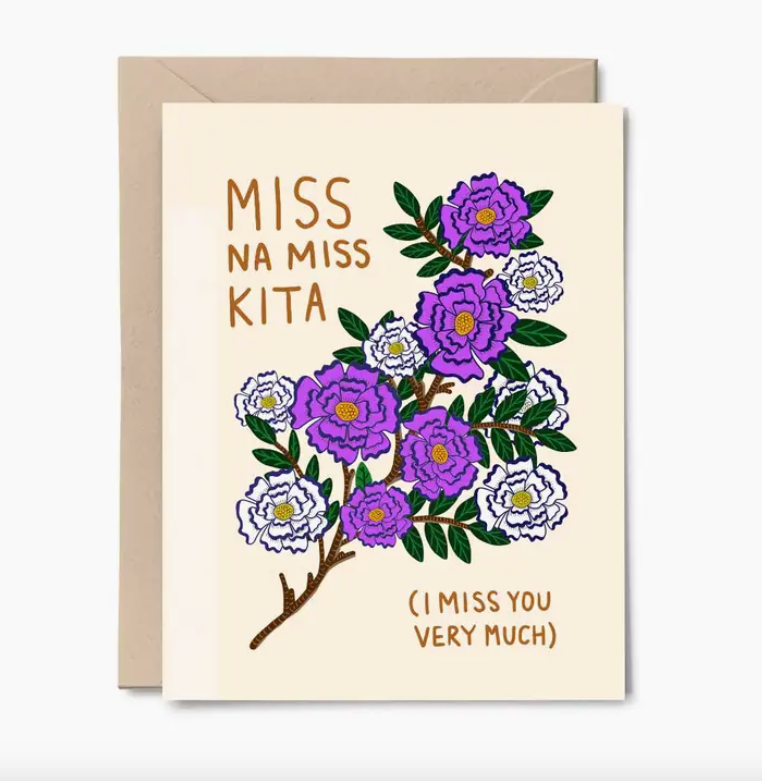 A Duck Amuck 'Miss Na Miss Kita/I Miss You Very Much' Greeting Card